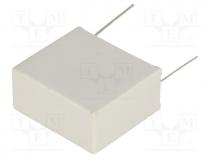 RC-1U/100R - Filter  RC, 275VAC, 1uF, 100, THT, 32x28x15mm, 10%, Pitch  27.5mm