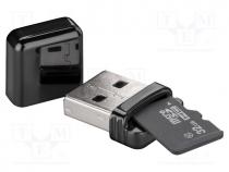 Card Connector - Card reader  external, USB A, USB 2.0, Communication  USB, 1Gbps