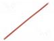 SCS4KV-1.0-RB-10 - Insulating tube, fiberglass, brick red, -60÷250C, Øint  1mm