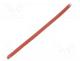 Μονωτικό μακαρόνι - Insulating tube, fiberglass, brick red, -60÷250°C, Øint  2mm