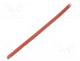 SCS4KV-2.0-RB-10 - Insulating tube, fiberglass, brick red, -60÷250C, Øint  2mm