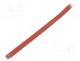   - Insulating tube, fiberglass, brick red, -60÷250C, Øint  3mm