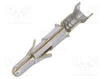 Connector - Contact, male, brass, tinned, 0.2÷0.8mm2, Universal MATE-N-LOK