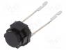 Tact Switch - Microswitch TACT, SPST, Pos  2, 0.05A/12VDC, SMT, none, 2N, 5mm