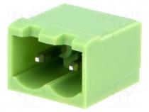 Terminal Blocks - Pluggable terminal block, Contacts ph  5mm, ways  2, straight