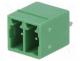 Pluggable terminal block, 3.5mm, ways  2, straight, socket, male