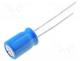 UBT1E101MPD8 - Capacitor  electrolytic, THT, 100uF, 25VDC, Ø8x11.5mm, Pitch  3.5mm