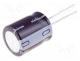 UCS2G820MHD - Capacitor  electrolytic, THT, 82uF, 400VDC, Ø18x25mm, Pitch  7.5mm