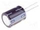   - Capacitor  electrolytic, THT, 82uF, 400VDC, Ø18x25mm, Pitch  7.5mm