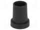 Resistor Variable - Knob, conical, thermoplastic, Øshaft  6.35mm, Ø14x18mm, black