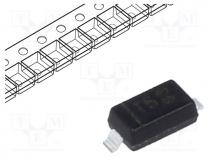 1N4448W-7-F - Diode  switching, SMD, 75V, 0.25A, 4ns, SOD123, Ufmax  1.25V, Ifsm  1A