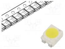 Led Smd - LED, SMD, 3528,PLCC4, white cold, 1.91÷3.03lm, 560÷900mcd, 5600K