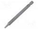  - Screwdriver bit, hex key,spherical, HEX 3mm, Overall len  89mm