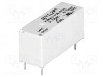 Relays PCB - Relay  electromagnetic, SPDT, Ucoil  24VDC, 8A, 8A/250VAC, 8A/30VDC