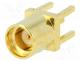 MMCX-10 - Socket, MMCX, female, straight, THT, gold-plated