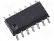 TTL-Cmos - Integrated circuit, quad 2-input NOR gate SO14