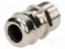 Cable Gland - Cable gland, with long thread, PG13,5, IP68, Mat  brass, SKINTOP®