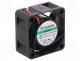 Fan DC - Fan  DC, axial, 12VDC, 40x40x20mm, 18.25m3/h, 27.5dBA, Vapo, 8000rpm