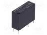   - Relay  electromagnetic, SPST-NO, Ucoil  12VDC, Icontacts max  5A
