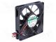 ME80152V1-A99 - Fan  DC, axial, 24VDC, 80x80x15mm, 62.86m3/h, 34.7dBA, Vapo, 24AWG