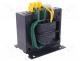 Transformer  mains, 500VA, 400VAC, 24V, Leads  terminal block, IP00