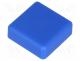  tact switch - Button, square, blue, 12x12mm, TACTS-24N-F,TACTS-24R-F