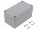 Enclosure  multipurpose, X  65mm, Y  115mm, Z  55mm, ABS, light grey