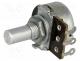 PR185-4K7-A-P1 - Potentiometer  shaft, single turn, 4.7k, 200mW, 20%, on panel