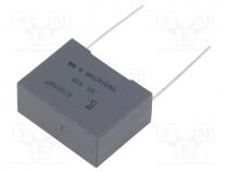   - Capacitor  polypropylene, 560nF, 26.5x11x20mm, THT, 5%, 22.5mm