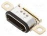 UBC-RW10B11-504-7B - Socket, USB C, on PCBs, SMT, PIN  12, angled 90, USB 2.0