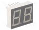 Display  LED, 7-segment, 14.2mm, 0.56", No.char  2, red, 30....60mcd