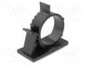Cable Accessories - Self-adhesive cable holder, 22.2÷25.4mm, polyamide, black