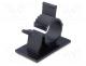 AP-1013 - Self-adhesive cable holder, 10÷12.5mm, polyamide, black, UL94V-2