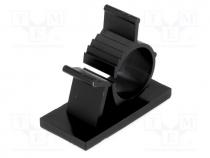 AP-1316 - Self-adhesive cable holder, 12.6÷15.4mm, polyamide, black