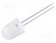L-813SRC-J4 - LED, 10mm, red, 5000....8000mcd, 15, Front  convex, 2.1....2.5V
