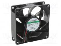 Fan  DC, axial, 12VDC, 80x80x25mm, 96.85m3/h, 43.1dBA, Vapo, 4500rpm