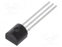 NTE289A - Transistor  NPN, bipolar, 80V, 0.5A, 0.6W, TO92