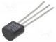Transistor  N-JFET, unipolar, 35V, 2mA, 0.625W, TO92, Igt  50mA