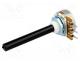 PC20BU-2K2-LIN - Potentiometer  shaft, single turn, 2.2k, 20%, 0.4W, linear, 6mm