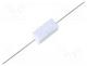 Resistor  wire-wound, cement, THT, 47, 5W, 5%, 10x9x22mm