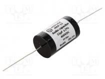 Capacitor  polypropylene, 33uF, 400VDC, 2%, Ø35.9x67mm, -25....85C