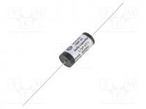 Capacitor  polypropylene, 2.7uF, 400VDC, 2%, Ø15.9x35mm, -25....85C