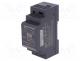  DIN - Power supply  switched-mode, for DIN rail, 36W, 24VDC, 1.5A, OUT  1