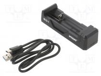   - Charger  for rechargeable batteries, Li-Ion, 2A