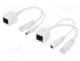 Passive PoE cable kit, PoE (PoE), white