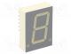 Display  LED, 7-segment, 20.32mm, 0.8", No.char  1, red, 1.9....6.4mcd