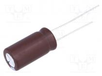 ED1J681MNN1240 - Capacitor  electrolytic, low ESR, THT, 680uF, 63VDC, Ø12.5x40mm