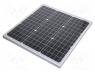 Photovoltaic cell, monocrystalline silicon, 540x510x25mm, 40W
