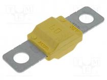 Fuse - Fuse  fuse, 60A, 32VDC, automotive, 40mm, MIDIVAL