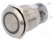 V19-11R-220G-S - Switch  vandal resistant, Pos  2, SPDT, 0.5A/220VAC, 1A/24VDC, IP67